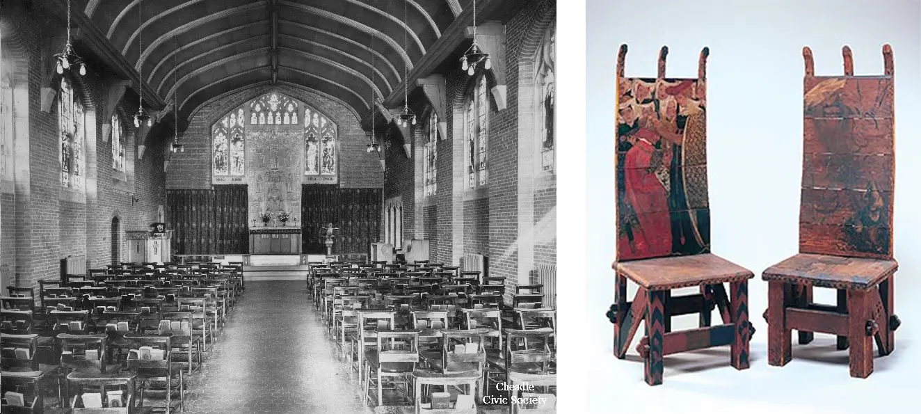 Cheadle Royal Hospital Chapel and WM Chairs